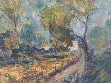 a picture of a painting hanging on a wall