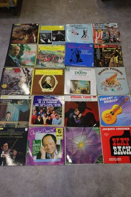 20 vinyles 33 tours Thématique : musique classique