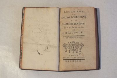 [THIEBAULT (Dieudonné)] : « Les Adieux du Duc de Bourgogne e…