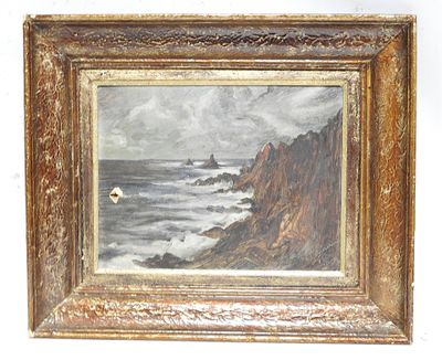 École du XXe siècle. Falaises en bord de mer. - Photo 1