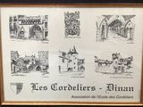 an old picture of a picture of a building with a lot of drawings