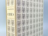 Le Livre des Odes est ouvert sur un fond bleu
