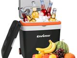 une photo d'une glacière remplie de nombreux fruits et de boissons