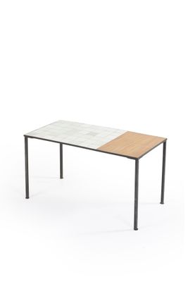 Roger CAPRON (1922-2006) Table basse, plateau rectangulaire … - Photo 1