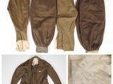 une image représentant un collage d'uniformes militaires, comprenant une veste, un pantalon et des gants