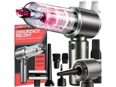 un aspirateur posé sur une table