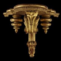 CONSOLE D'APPLIQUE d’Epoque Napoléon III en bois sculpté et … (photo 2)