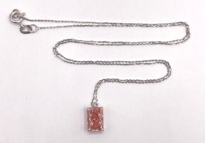 Chaine maille forçat et son pendentif le tout en or blanc 18…