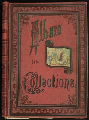 un vieux livre avec l'image d'une femme sur la couverture