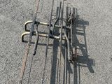 an image of a broken lawn mower on the ground