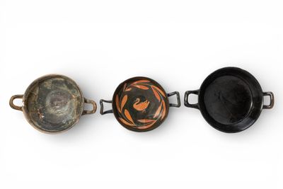 Collection DE Kylix Grecques À GlaÇUre Noire