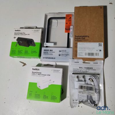 a box of electronic equipment sitting on a table