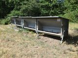 a bench that is sitting in the middle of a field