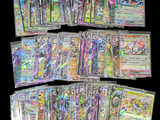 a lot of different types of pokemon cards on a black background