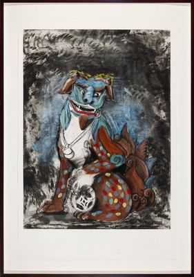Jim Dine - Fo Dog in Hell, 1990