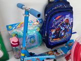 a lot of school supplies on the table