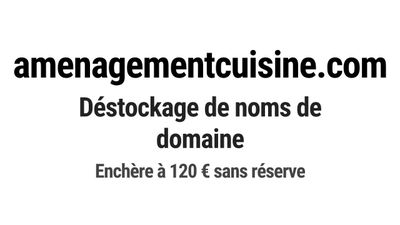 Nom de domaine amenagementcuisine.