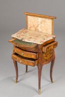Petite table chiffonnière à écran en placage de marqueterie … (photo 3)