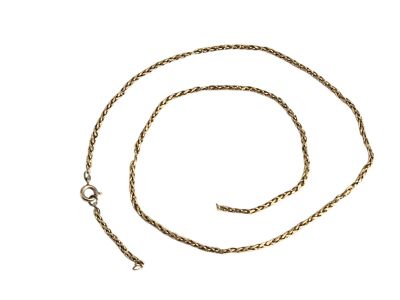 Chaîne en or cassé (fermoir métal), L. - Photo 1