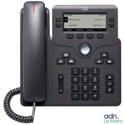 a close up of a telephone on a white background