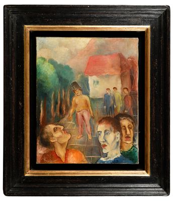 Manuel RENDON (1894-1980) Les Saltimbanques