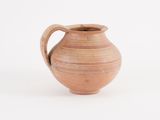 an image of a clay pitcher on a white background