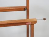 an image of a close up of a wooden ladder