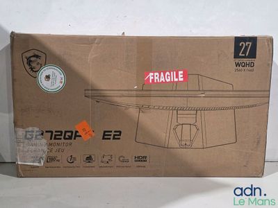 a cardboard box with a picture of a plane on it