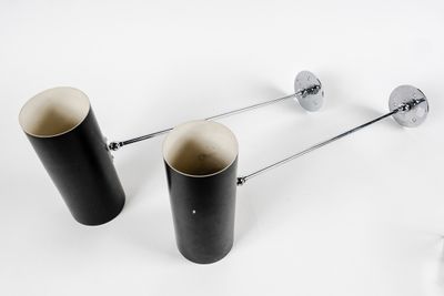 Paire d'appliques murales inclinables. - Photo 1