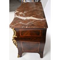 LARDIN. COMMODE TOMBEAU LOUIS XV de forme galbée en façade e… (photo 4)