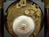 a close up of a clock that is on display