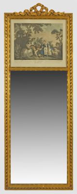une image représentant un miroir dans lequel apparaissent un homme et une femme