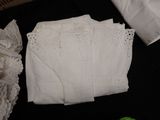 a white shirt and a pair of underwear on a table