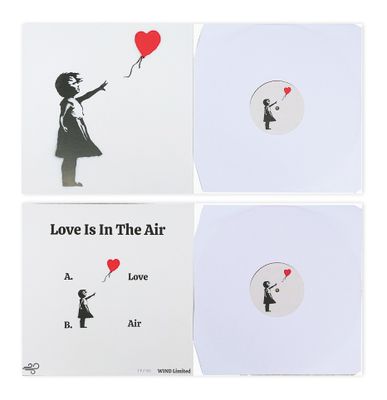 « Il y a quelqu'un dans l'air, l'amour est dans l'air » – vinyle blanc