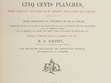 an old book with a black and white title on it