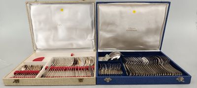 BOULENGER. Ménagère en métal argenté comprenant 12 couverts … - Photo 1