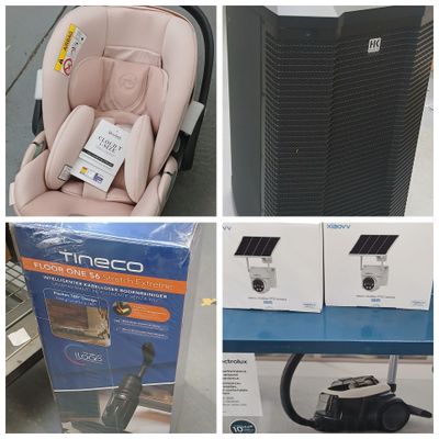 plusieurs photos d'un siège auto pour bébé et d'un siège auto pour bébé dans un magasin