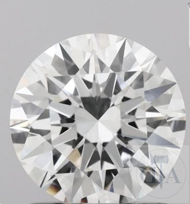 Diamant rond taille brillant de 1,01 carat, G / VS1