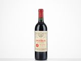 a bottle of red wine sitting on top of a table