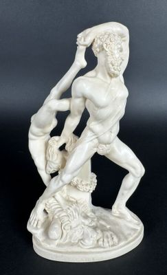 D'après CANOVA deux reproductions en résine. "Héraclès et Ly…