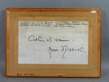 an old picture of a piece of paper with writing on it