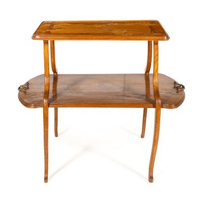 an image of a side table with a shelf on it