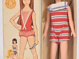 Poupée « Skipperer », la petite sœur de Barbie, de la marque Mattel, dans sa boîte d'origine