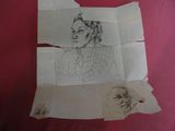 un bout de papier sur lequel est dessiné un homme