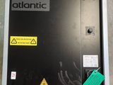 a black box with a sign on it that says atlantic