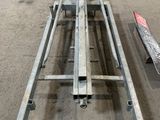 an image of a metal frame with a skateboard on it