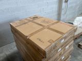 boxes stacked on top of each other in a warehouse