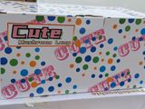 a box of gummy gum sitting on a table