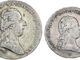 une pièce d'argent représentant une femme
