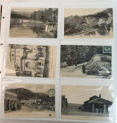 Environ 1000 cartes postales anciennes et semi-modernes régi…